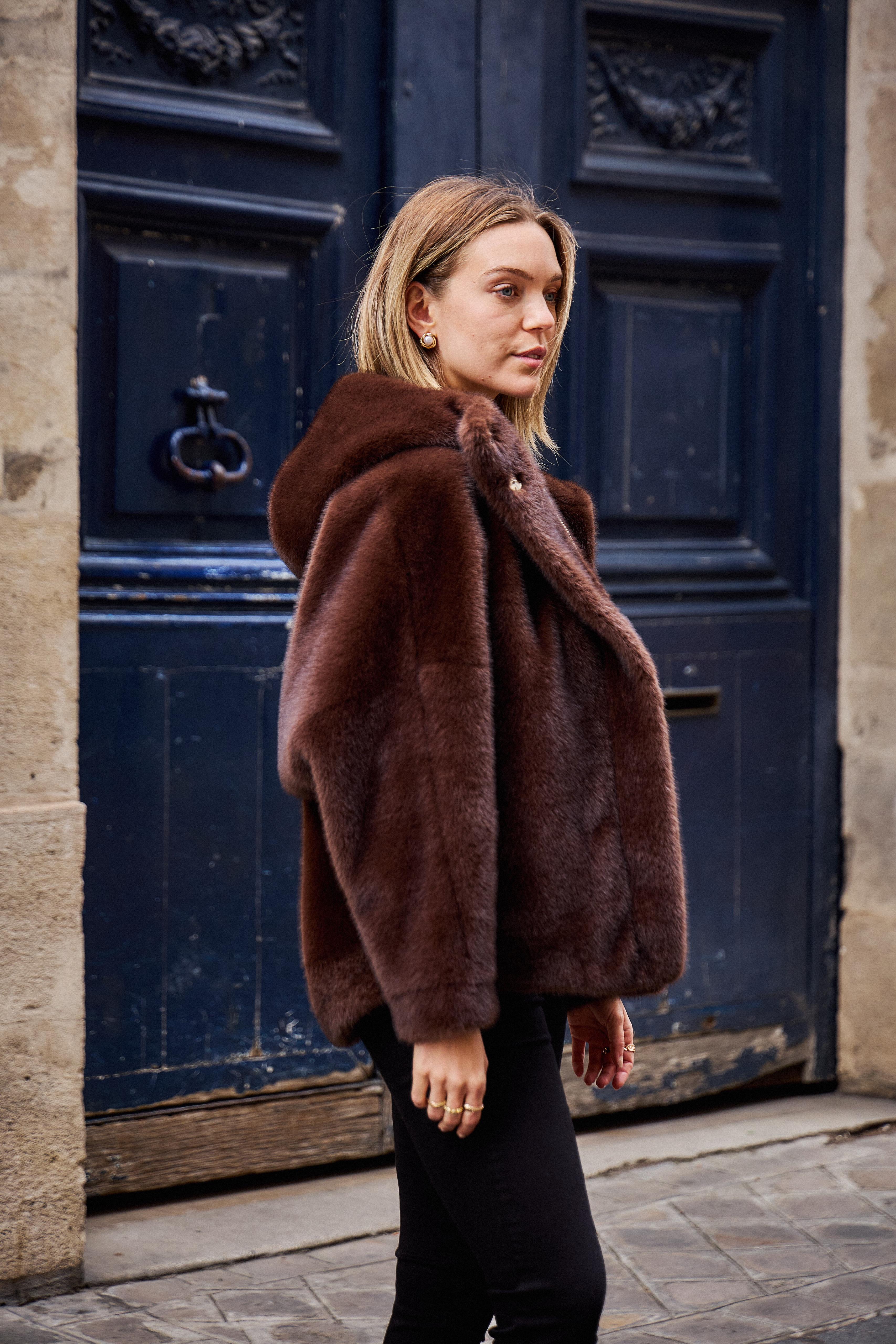 SCARLETT faux fur coat