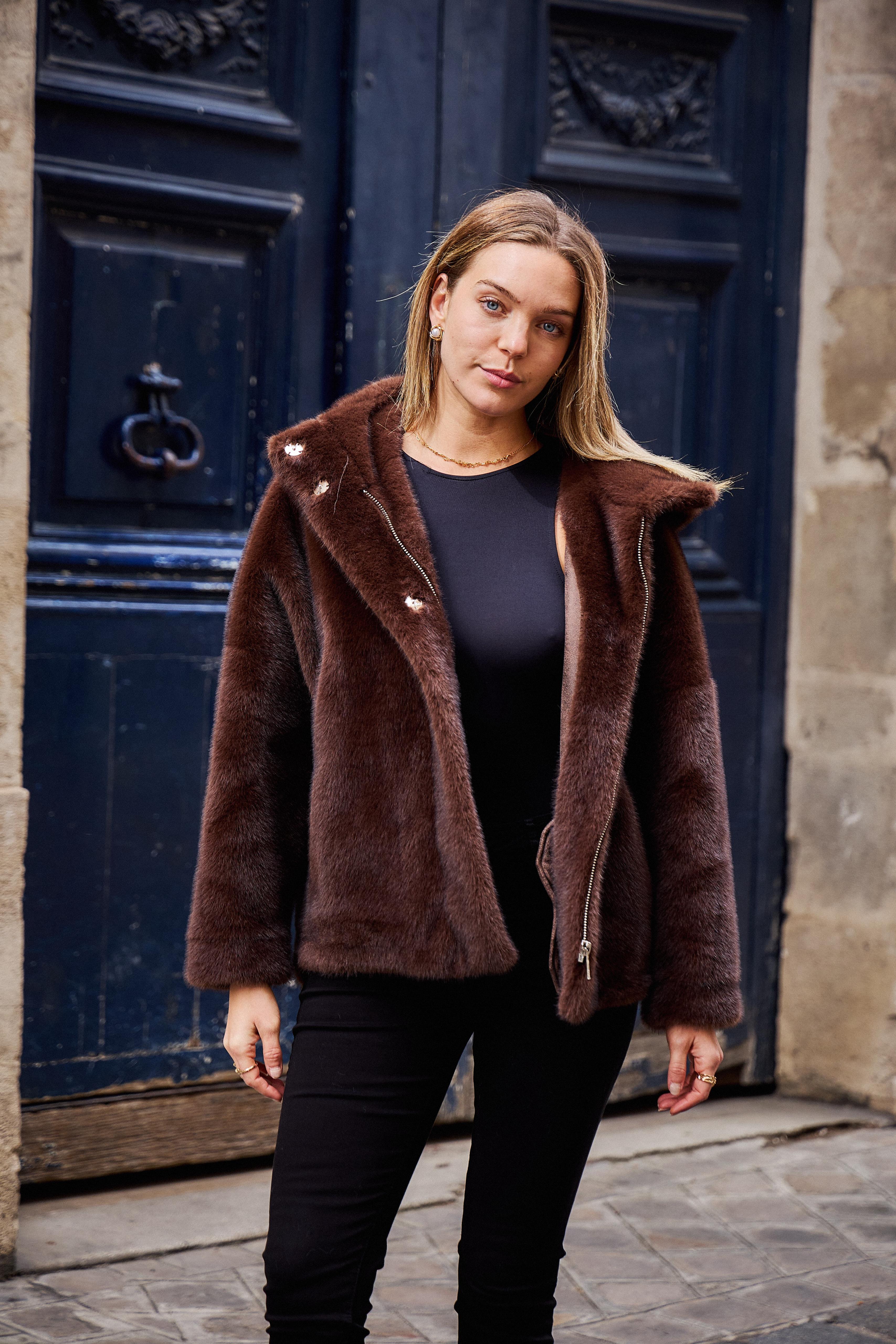 SCARLETT faux fur coat