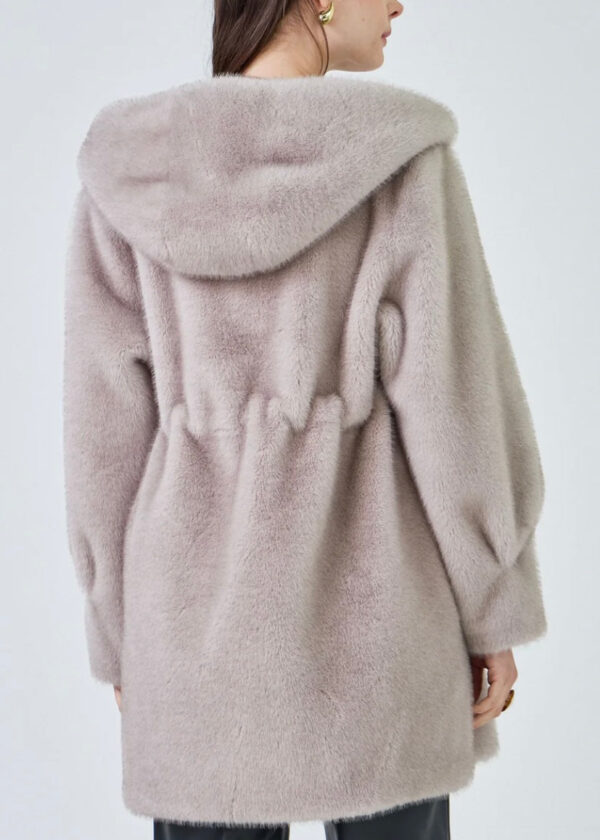 FAUX FUR PARKA GREY LISA - Afbeelding 3