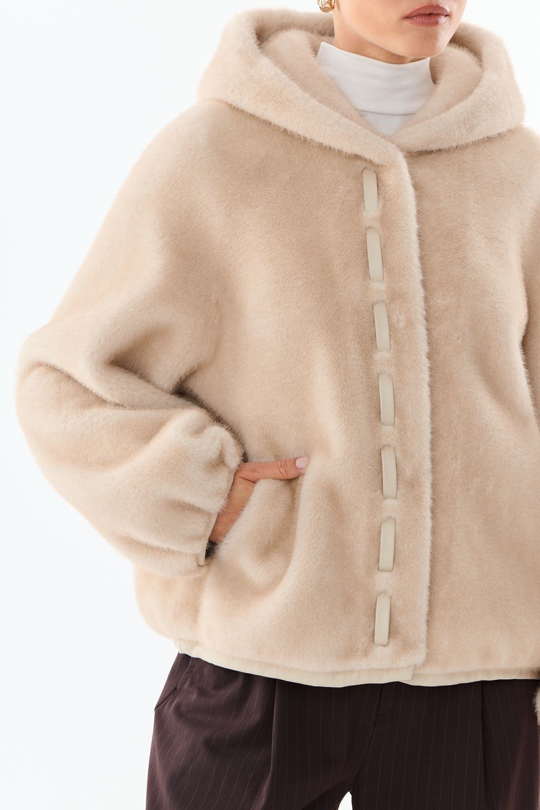 Jas Wayla beige - Afbeelding 3