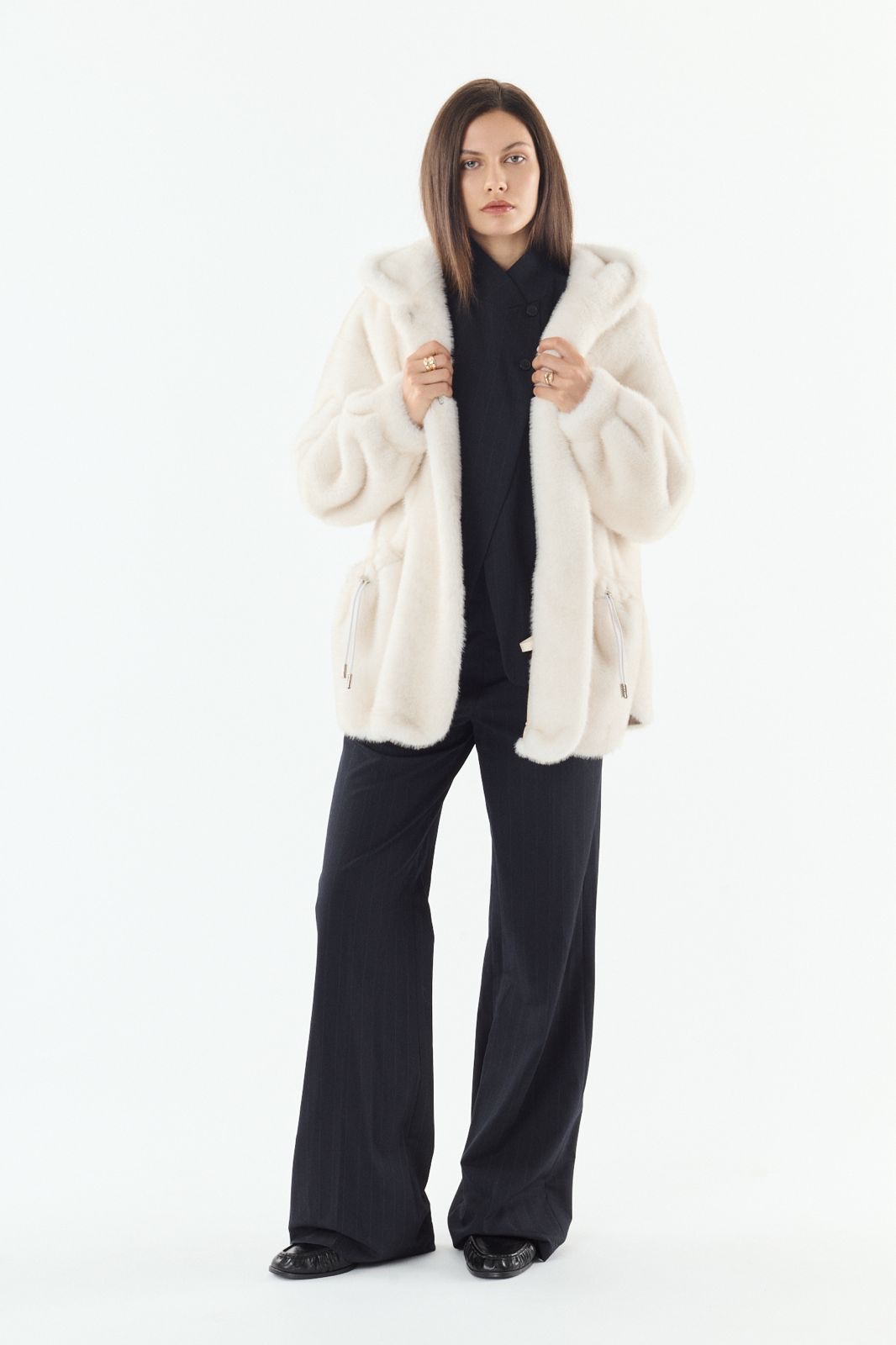 Jas Selena off -white - Afbeelding 2