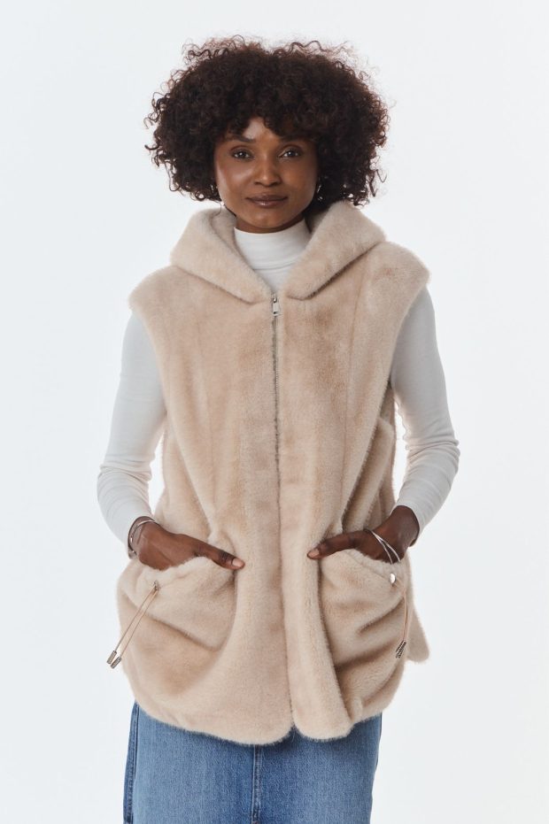 Bodywarmer Maury off - white