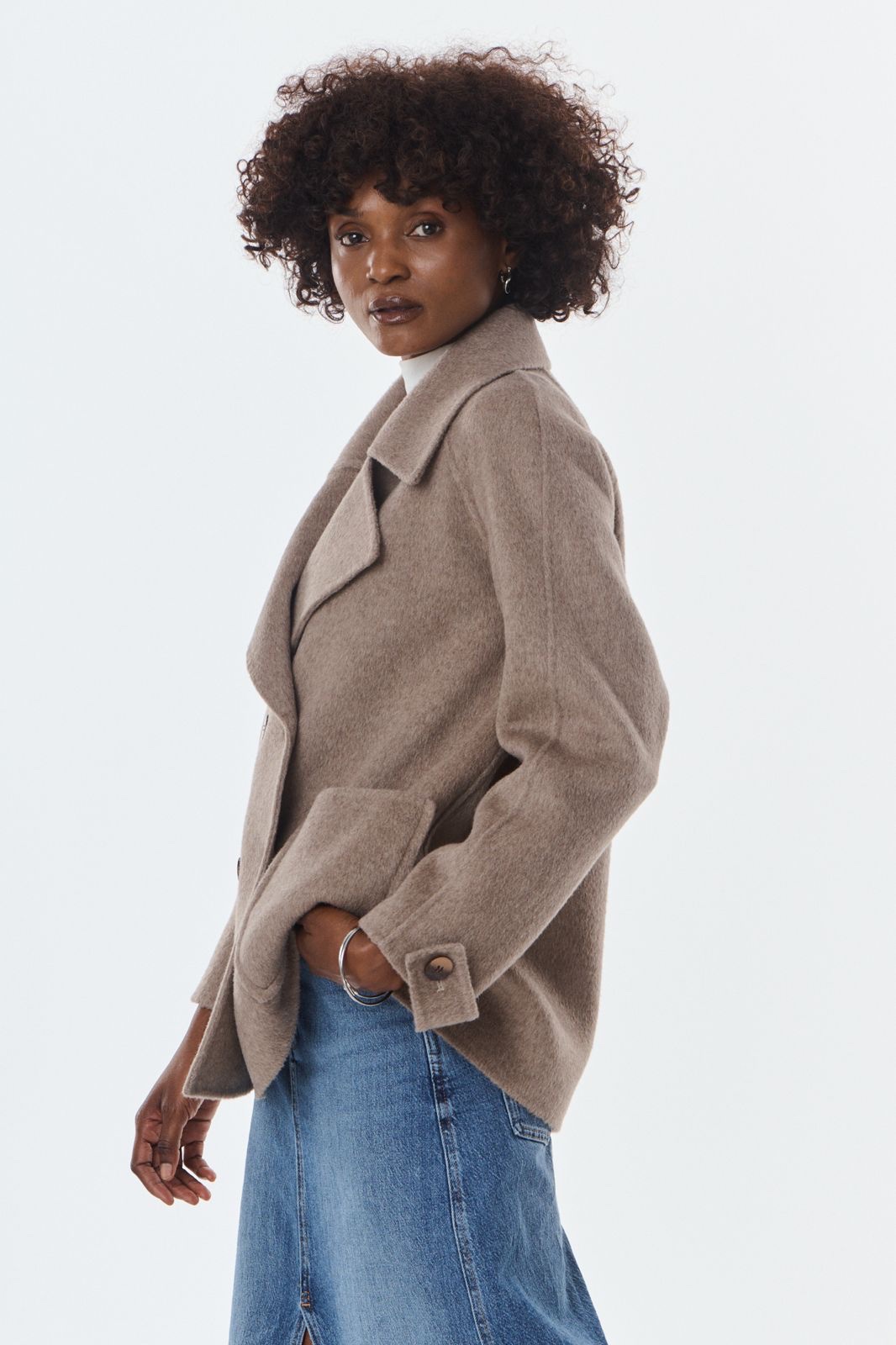 Jas Rafaelle wool melange - Afbeelding 3