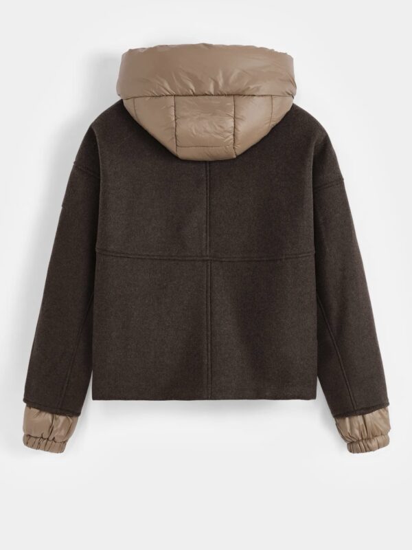 Bomber jacket met capuchon  brown - Afbeelding 3