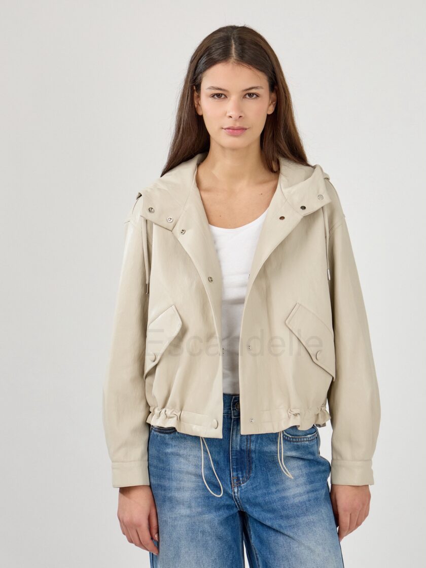 Vegan leather jacket