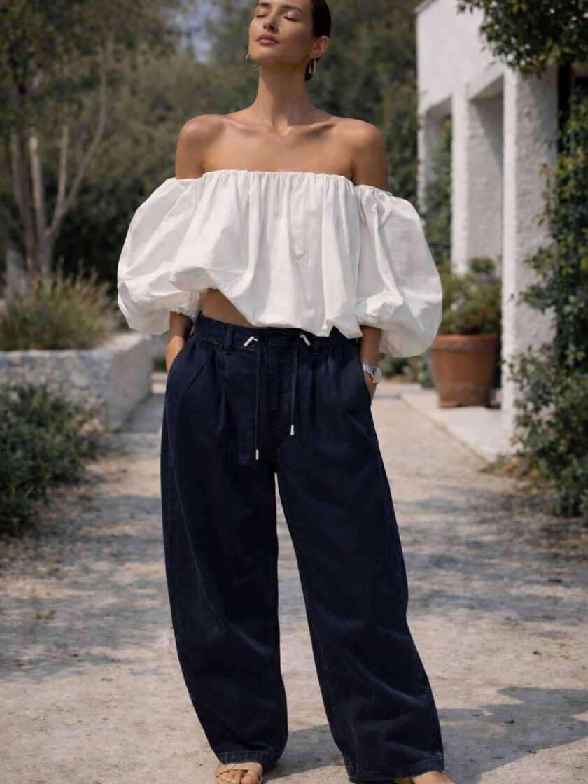 Blouse  off-shoulder