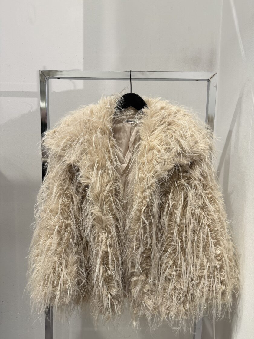 Statement coat beige