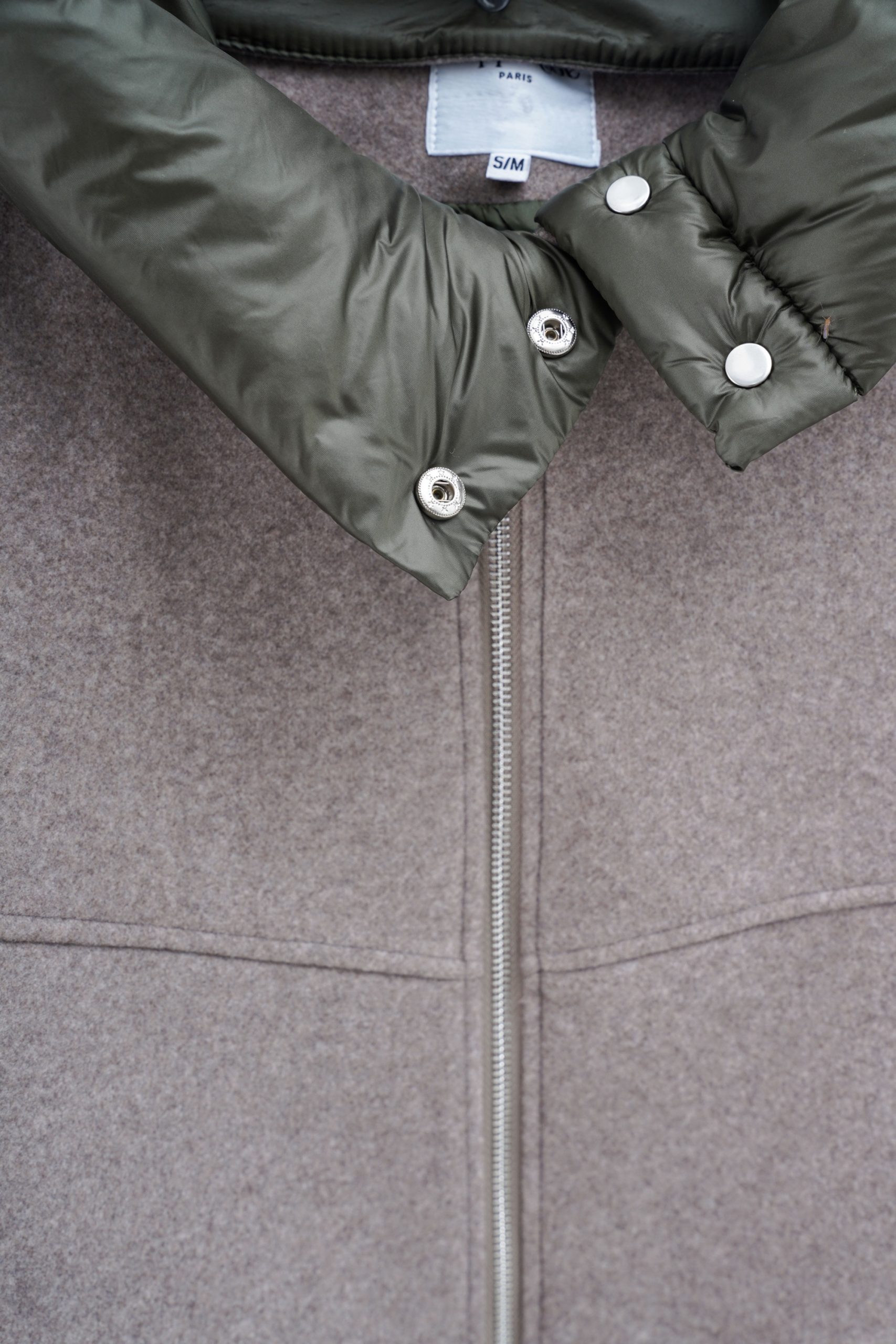 Bomber jack capuchon taupe - Afbeelding 4