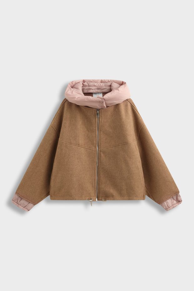 Bomber jack camel