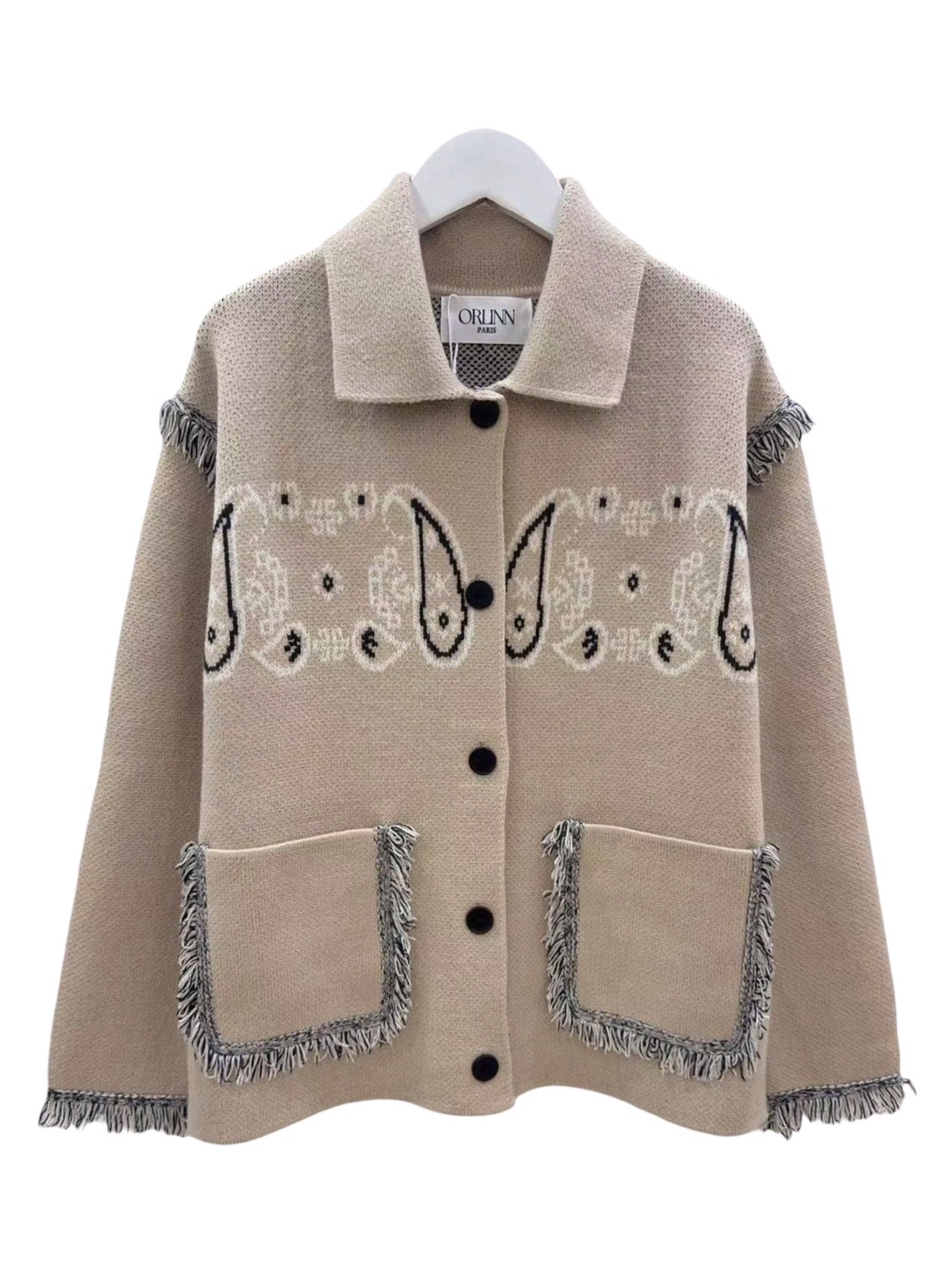 Paisley knit Jacket
