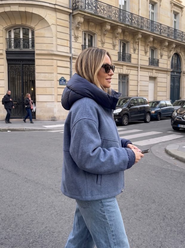 Bomber jacket blue