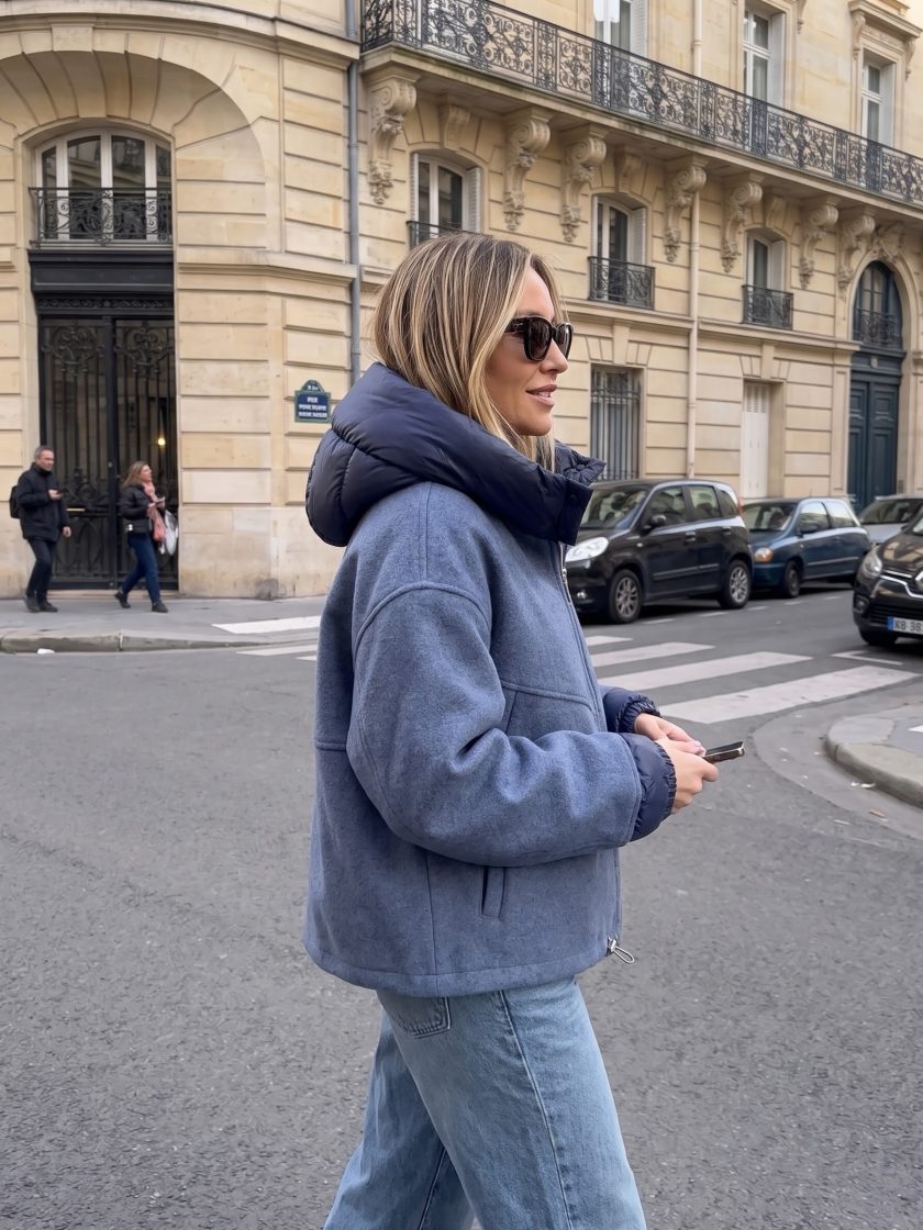 Bomber jacket blue - Blue Jeans, M/L