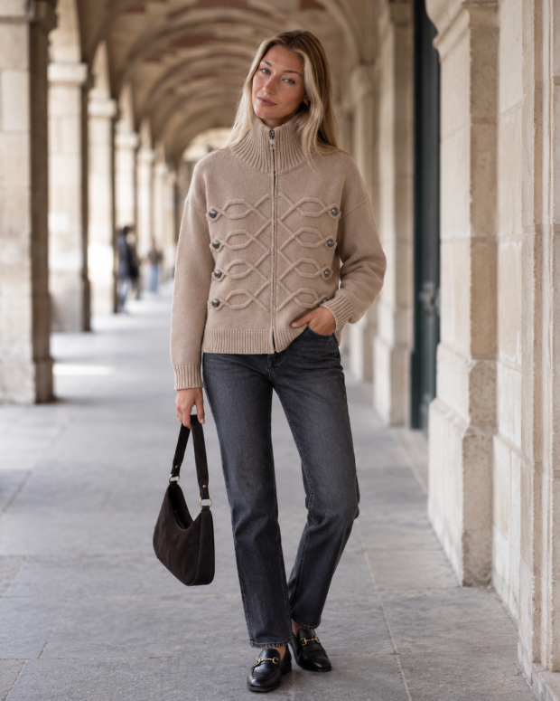Knit jacket